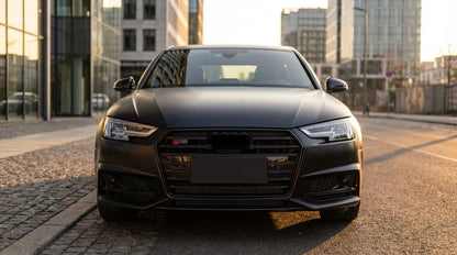 💕ART.6334 GRIGLIA NERA LUCIDA ADATTO PER AUDI A4 B9 8W 2016-2019 LOOK S4💕