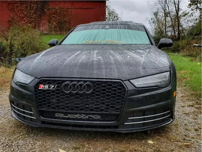 💕ART.6314 GRIGLIA NERA ADATTO PER AUDI A7 S7 2016-2018 RS7 LOOK💕