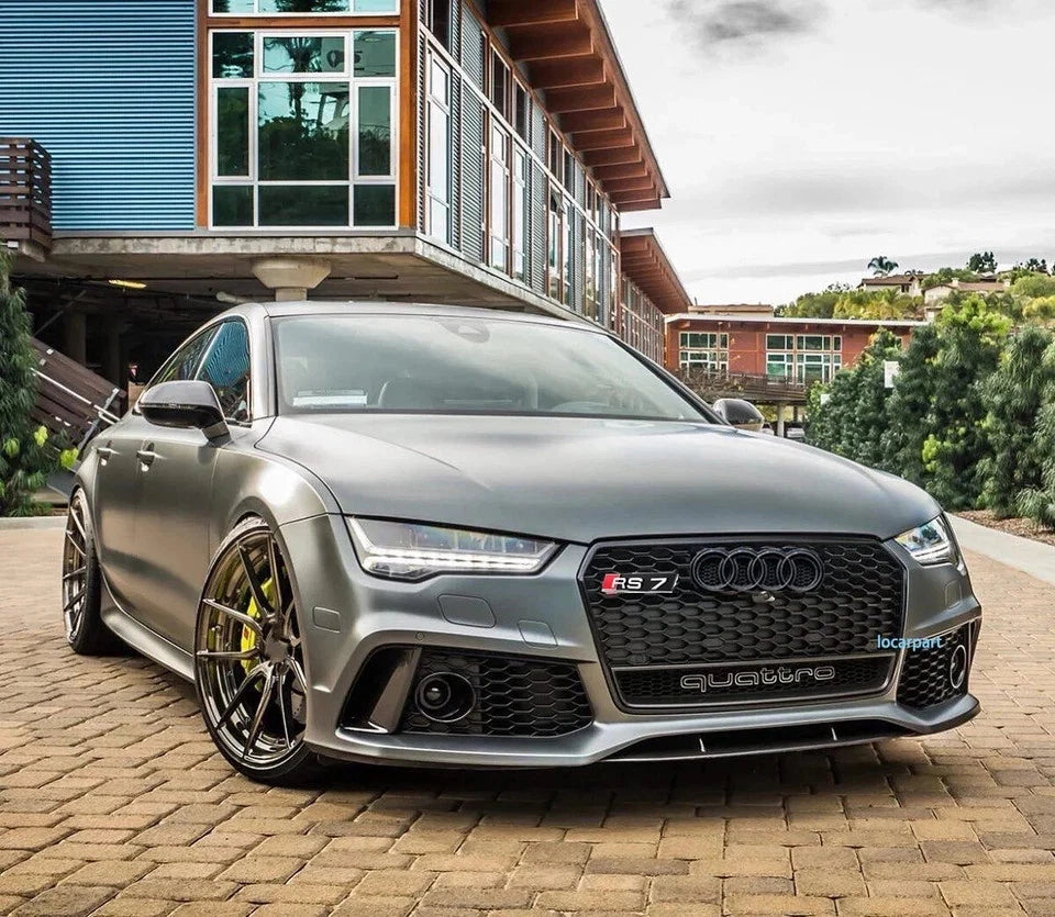 💕ART.6314 GRIGLIA NERA ADATTO PER AUDI A7 S7 2016-2018 RS7 LOOK💕