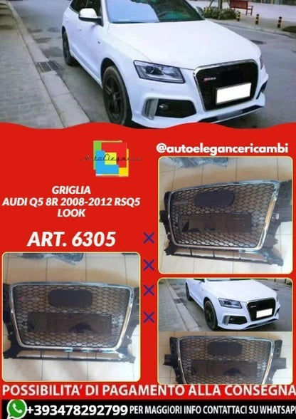💕ART. 6305 GRIGLIA NERA ADATTO PER AUDI Q5 8R 2008-2012 RSQ5 LOOK💕