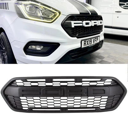 💕ART.6248 GRIGLIA NERA ADATTA PER FORD TRANSIT CUSTOM 2018-2023 RAPTOR LOOK💕