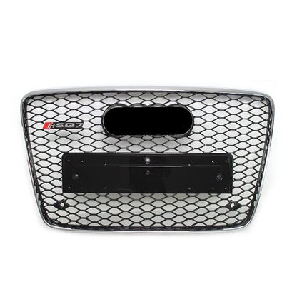 💕ART.6218 GRIGLIA RADIATORE NERA ADATTABILE AD AUDI Q7 4L 2007-2015 RSQ7-LOOK💕