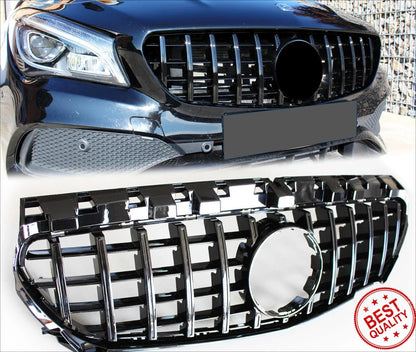 💕ART.6226 GRIGLIA NERA ADATTA PER MERCEDES CLA W117 2013-2019 LOOK AMG💕