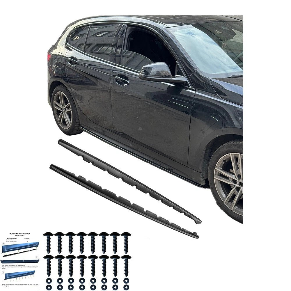 🔥ART.6643 MINIGONNE LATERALE COMPATIBILE CON BMW SERIE 1 F40 M-PACK DAL 2019🔥