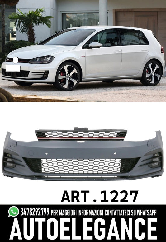 1227 Paraurti adatto per VW Golf 7 2013-2017 GTI Look