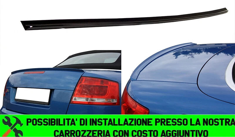 Audi A4 B7 Cabriolet Spoiler Arrière sur Le Coffre Look S4 Sline - ABS