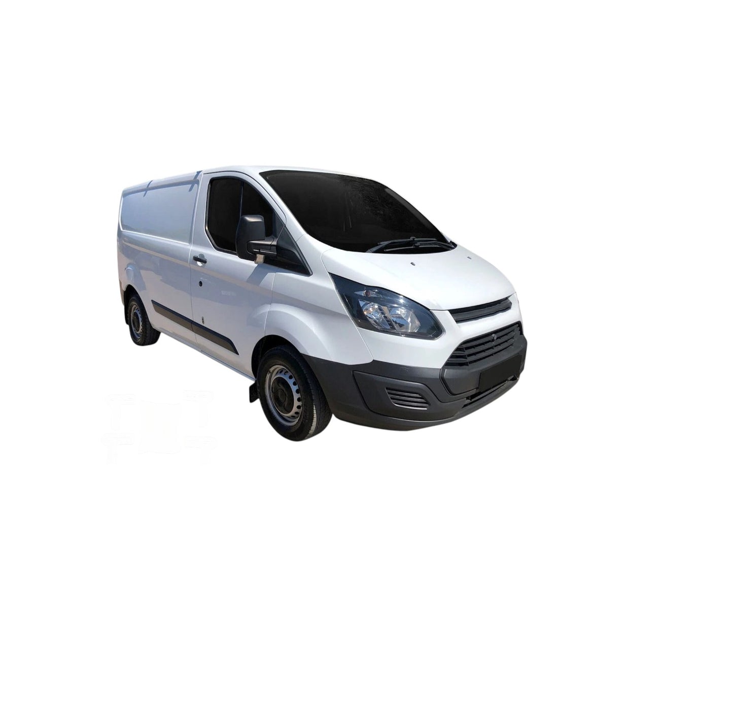 🔥ART.8502 BARRE LATERALI PEDANE INOX ADATTO PER FORD TRANSIT CUSTOM DAL 13-23🔥
