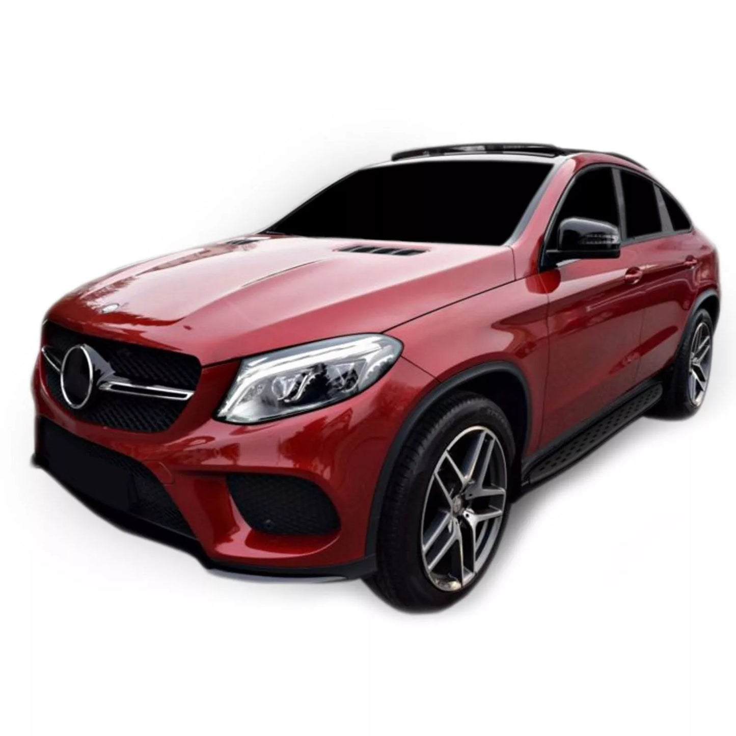 🔥ART.8512 PEDANE LATERALE SOTTOPORTA PER MERCEDES GLE 2015-2019 COUPE NERO🔥