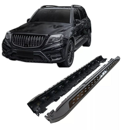 🔥ART.8517 PEDANE LATERALE SOTTOPORTA PER MERCEDES GLK X204 2009-2016 NERO🔥