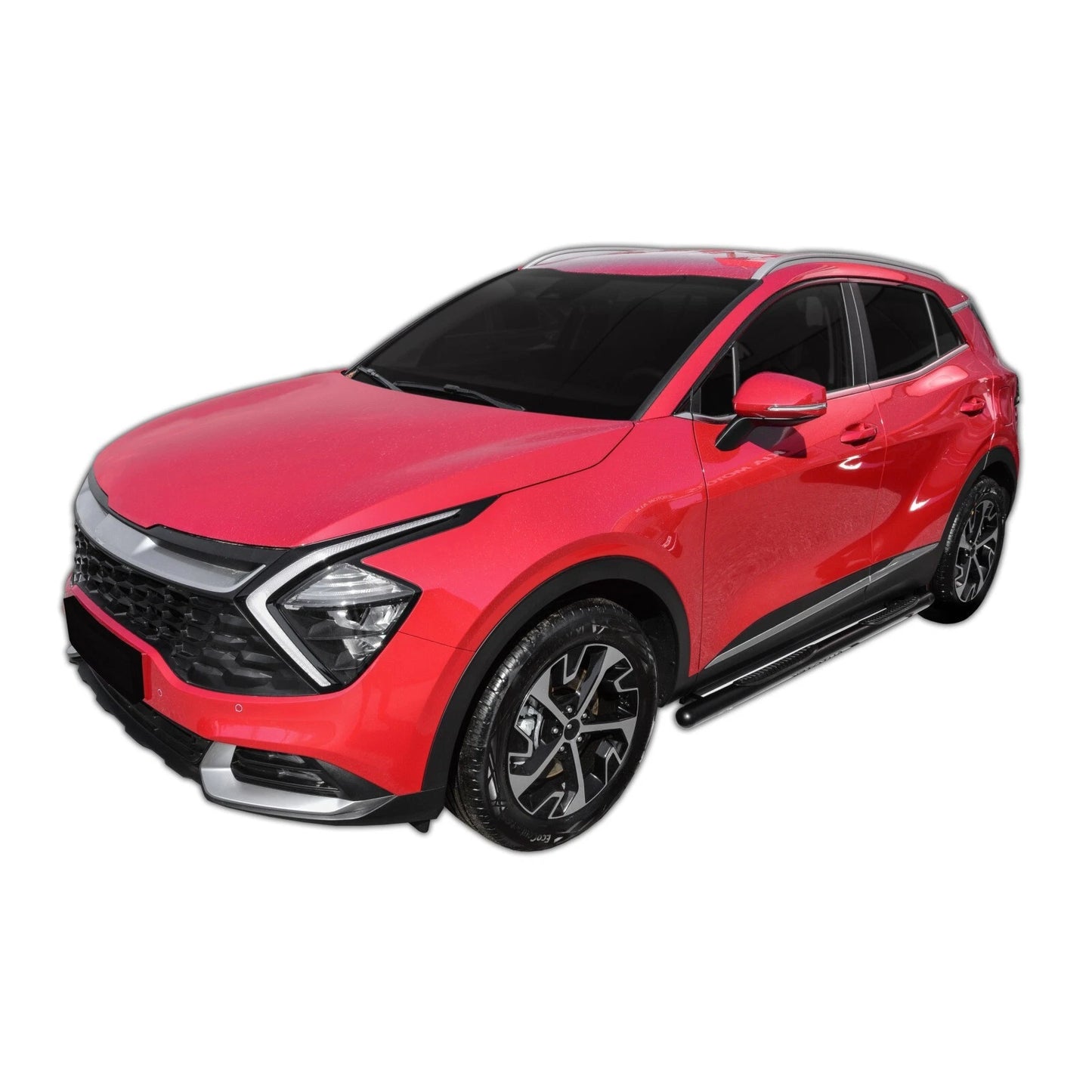 🔥ART.8554 BARRE LATERALI PEDANE INOX KIA SPORTATE NQ5 DAL 2022 NERO🔥