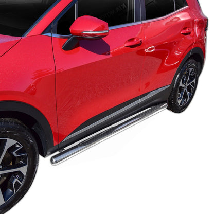 🔥ART.8556 BARRE LATERALI PEDANE INOX ADATTO PER KIA SPORTAGE NQ5 DAL 2022🔥