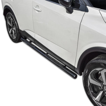 🔥ART.8560 BARRE LATERALI PEDANE INOX NISSAN QASHQAI J12 DAL 2021 NERO🔥