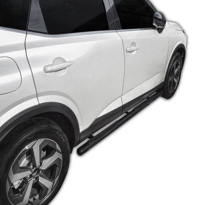 🔥ART.8560 BARRE LATERALI PEDANE INOX NISSAN QASHQAI J12 DAL 2021 NERO🔥