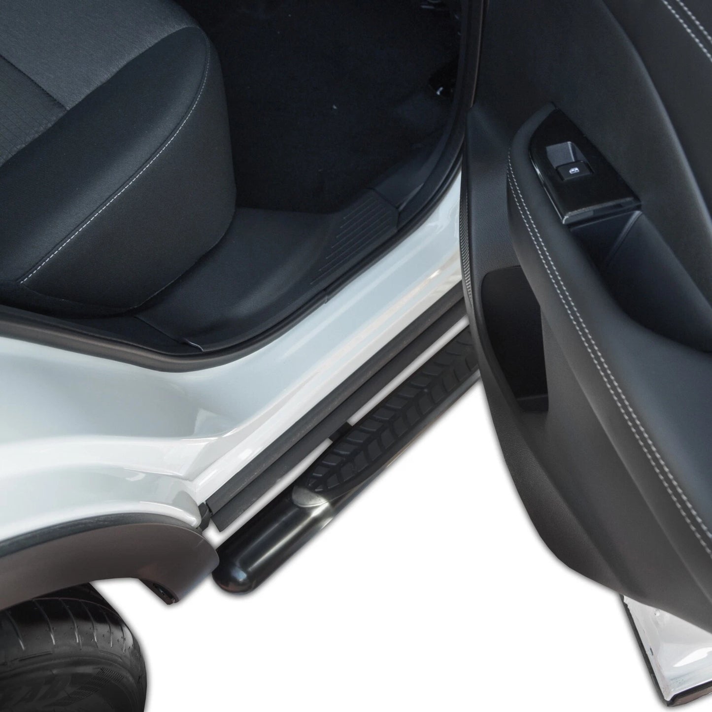 🔥ART.8560 BARRE LATERALI PEDANE INOX NISSAN QASHQAI J12 DAL 2021 NERO🔥