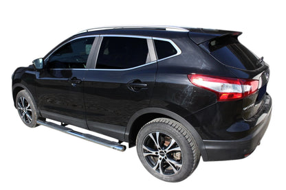 🔥ART.8599 BARRE LATERALI PEDANE INOX NISSAN QASHQAI J11 2014-2018🔥