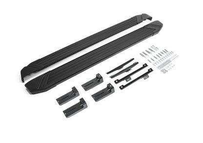 🔥ART.8601 PEDANE LATERALE SOTTOPORTA ALLUMINIO  VW TIGUAN 16-24 BASIC BLACK🔥