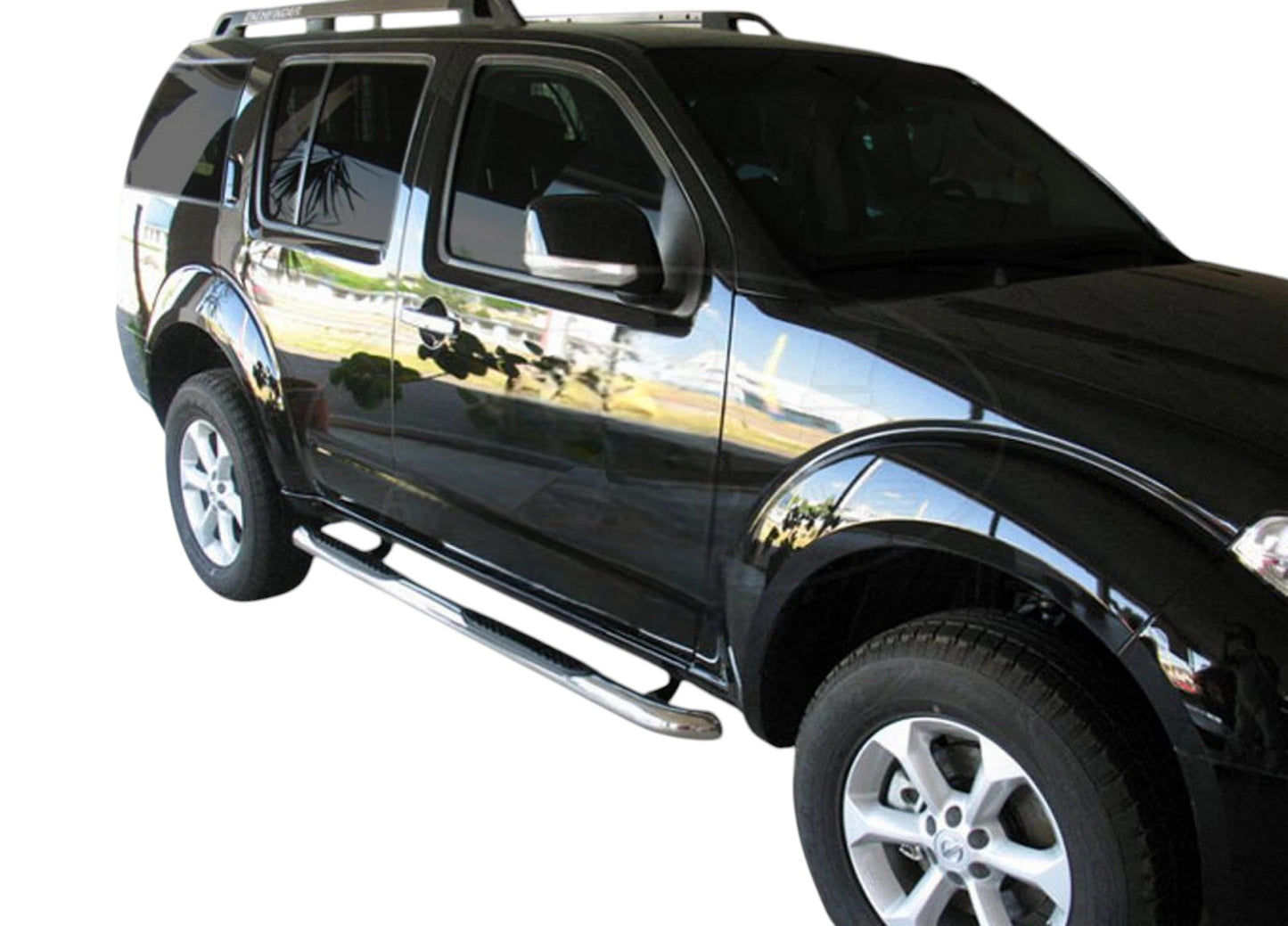 🔥ART.8605 BARRE LATERALI PEDANE INOX PER NISSAN PATHFINDER 2005-2012🔥