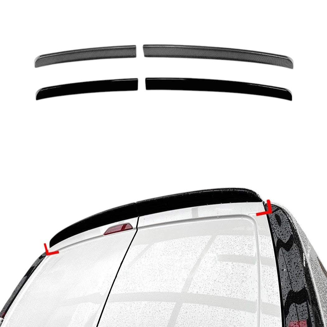🔥ART.8627 KIT SPOILER TETTO DOPPIA PORTA FIENILE FIBRA DI CARBONIP VW CADDY🔥