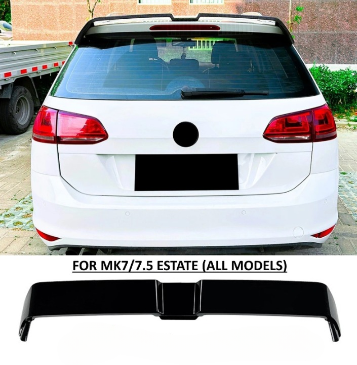 🔥ART.8635 SPOILER NERO LUCIDO VW GOLF MK77.5 STATION WAGON R GTD GTI OT STYLE🔥