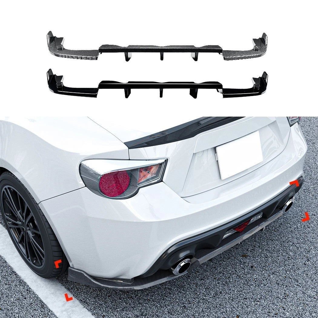 🔥ART.8642 DIFFUSORE POSTERIORE TOYOTA GT86 NERO LUCIDO LABBRO SDOPPIATORE🔥