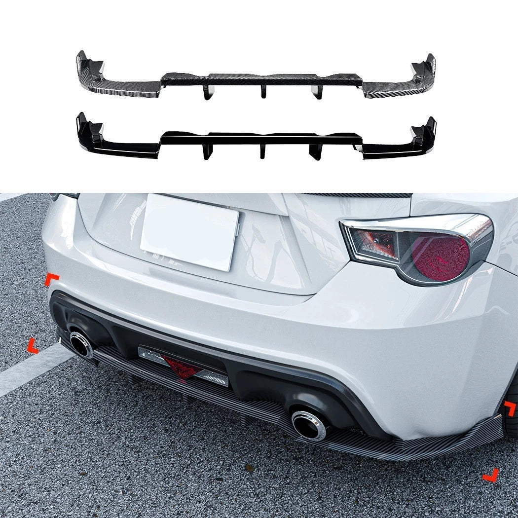🔥ART.8644 DIFFUSORE POSTERIORE TOYOTA GT86 NERO LUCIDO LABBRO SDOPPIATORE🔥