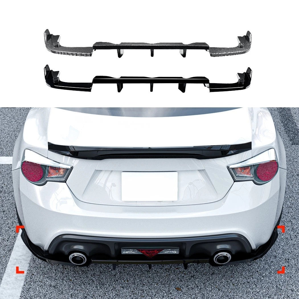 🔥ART.8644 DIFFUSORE POSTERIORE TOYOTA GT86 NERO LUCIDO LABBRO SDOPPIATORE🔥