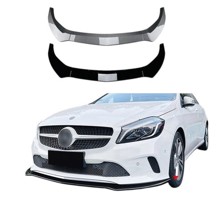 🔥ART.8646 SPLITTER PER MERCEDES CLASSE A W176 NERO LUCIDO  NON AMG-LINE 16-18