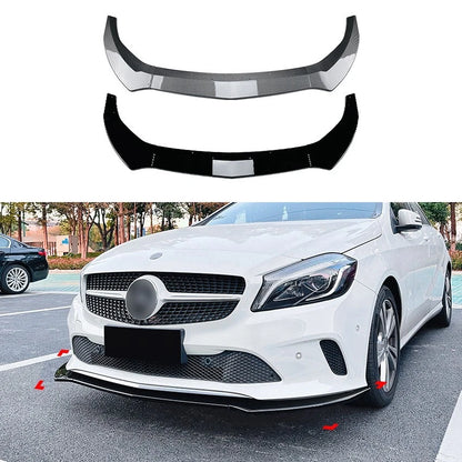 🔥ART.8646 SPLITTER PER MERCEDES CLASSE A W176 NERO LUCIDO  NON AMG-LINE 16-18