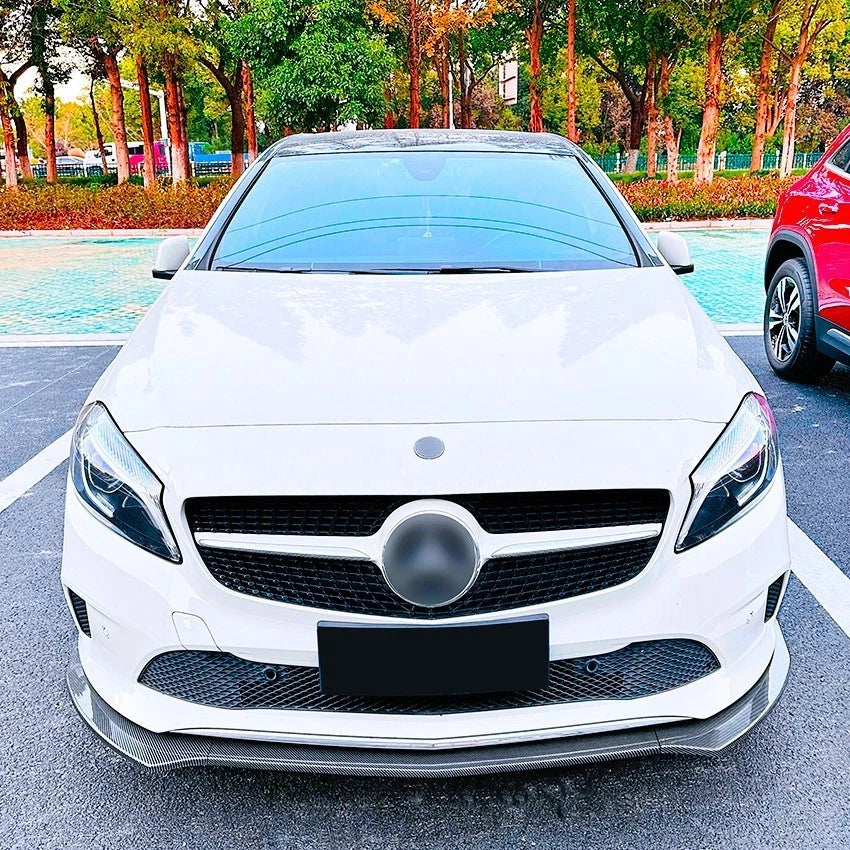 🔥ART.8646 SPLITTER PER MERCEDES CLASSE A W176 NERO LUCIDO  NON AMG-LINE 16-18