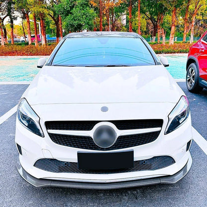 🔥ART.8646 SPLITTER PER MERCEDES CLASSE A W176 NERO LUCIDO  NON AMG-LINE 16-18