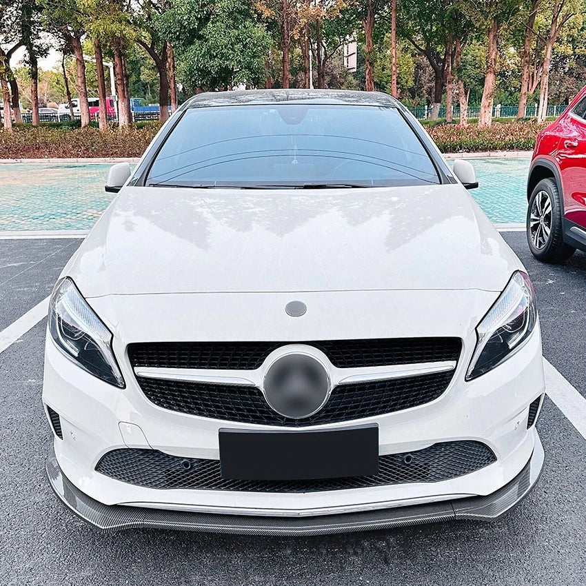 🔥ART.8646 SPLITTER PER MERCEDES CLASSE A W176 NERO LUCIDO  NON AMG-LINE 16-18