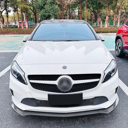 🔥ART.8646 SPLITTER PER MERCEDES CLASSE A W176 NERO LUCIDO  NON AMG-LINE 16-18
