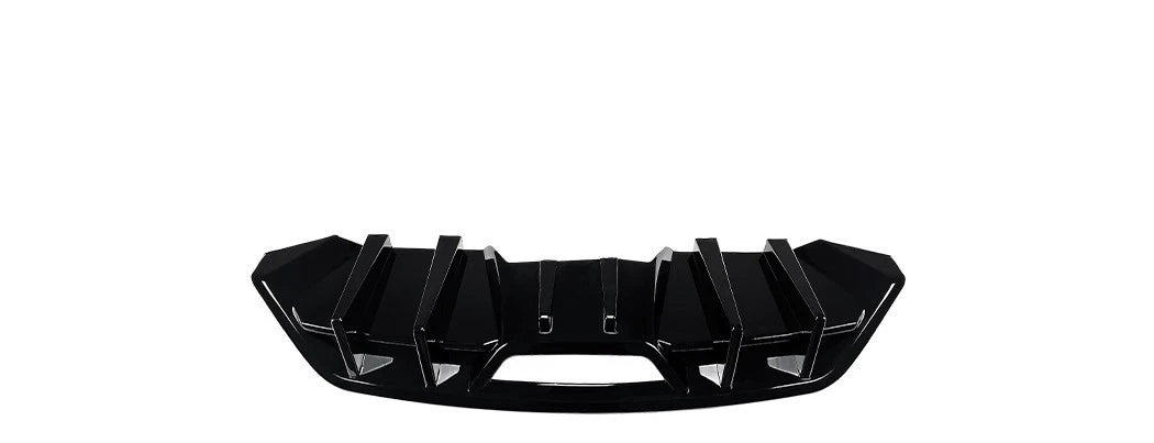 🔥ART.8647 DIFFUSORE POSTERIORE PER FORD MUSTANG MK6.5 CORPO NERO LUCIDO 18-23🔥