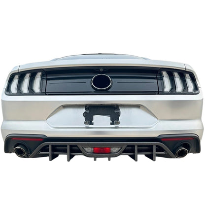 🔥ART.8647 DIFFUSORE POSTERIORE PER FORD MUSTANG MK6.5 CORPO NERO LUCIDO 18-23🔥