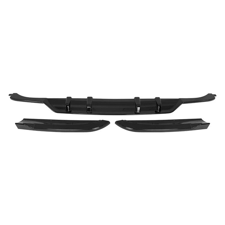 🔥ART.8661 DIFFUSORE POSTERIORE MERCEDES CLASSE C W205 NERO LUCIDO 19-21🔥