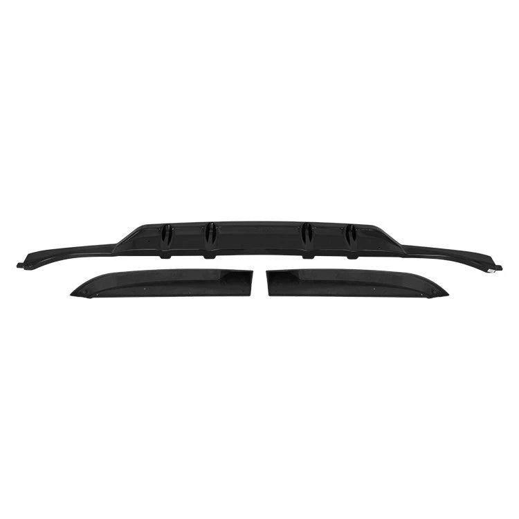 🔥ART.8661 DIFFUSORE POSTERIORE MERCEDES CLASSE C W205 NERO LUCIDO 19-21🔥
