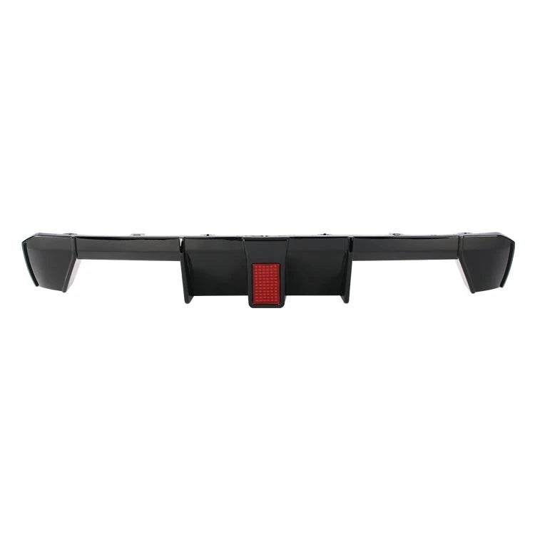 🔥ART.8663 DIFFUSORE POSTERIORE PER BMW M3 M4 G80 G82  NERO LUCIDO LABBRO LED🔥