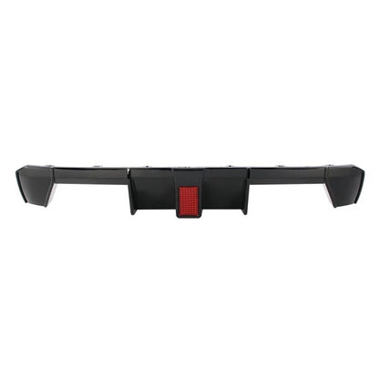 🔥ART.8663 DIFFUSORE POSTERIORE PER BMW M3 M4 G80 G82  NERO LUCIDO LABBRO LED🔥
