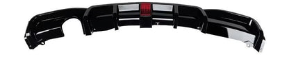 🔥ART.8668 DIFFUSORE POSTERIORE PER BMW 3 F30 F31 NERO LUCIDO SINGOLO CON LED🔥