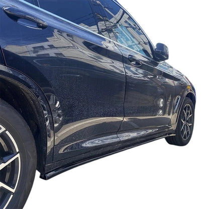 🔥ART.8672 PER BMW X3 G01 NERO LUCIDO GONEE LATERALI ESTENSIONI SDOPPIATORE 🔥