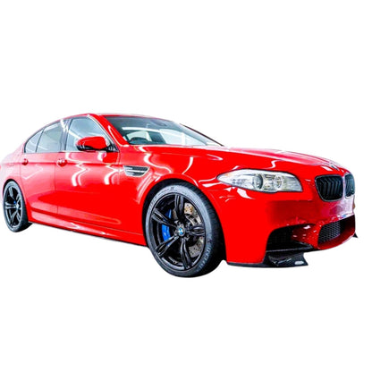 🔥ART.8674 GONNE LATERALI PER BMW SERIE 5 F10 F11 NERO LUCIDO ESTENSIONI🔥