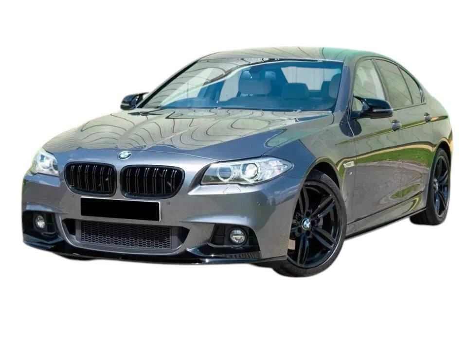 🔥ART.8674 GONNE LATERALI PER BMW SERIE 5 F10 F11 NERO LUCIDO ESTENSIONI🔥