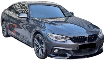 🔥ART.8676 GONNE LATERALI PER BMW SERIE 4 F32 F33 F36 NERO LUCIDO ESTENSIONI🔥