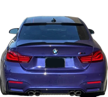 🔥ART.8678 SPOILER FINESTRA BMW SERIE 4 M4 F32 NERO LUCIDO ALA LABBRO 13-20🔥