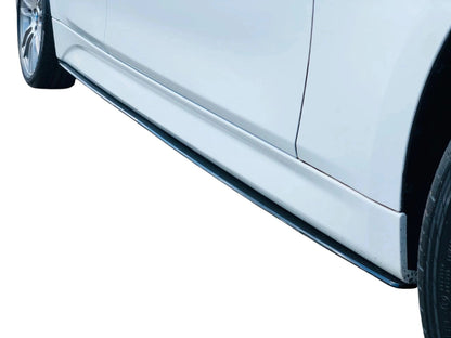 🔥ART.8680 GONNE LATERALI NERO LUCIDO PER BMW 3 F30 F31 SDOPPIATOR ESTENSIONI🔥