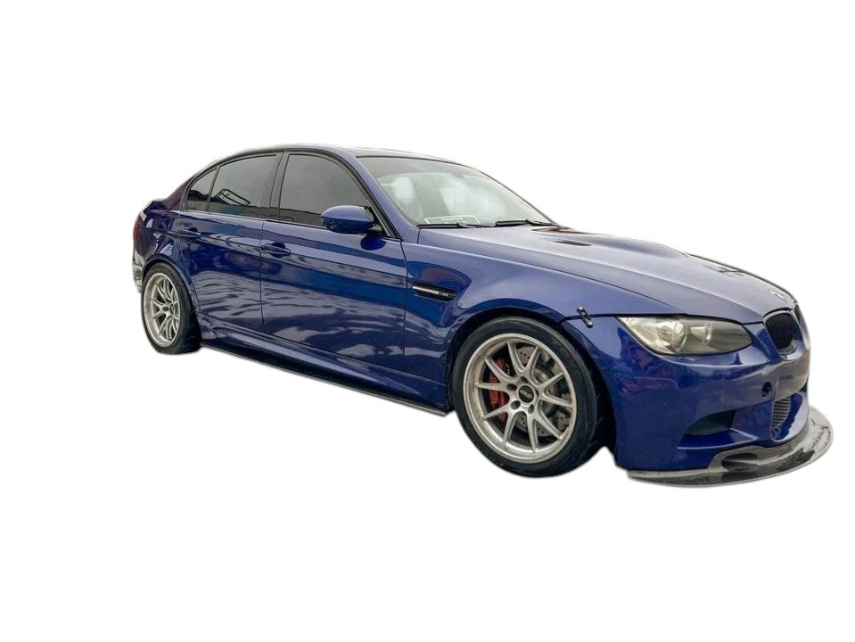 🔥ART.8683 GONNE LATERALI PER BMW  3 E90 E92 E93 NERO LUCIDO ESTENSIONI🔥