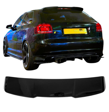 🔥ART.8685 ALA SPOILER TETTO NERO LUCIDO AUDI A3 8P 3 PORTE RS3 STYLE 03-13🔥