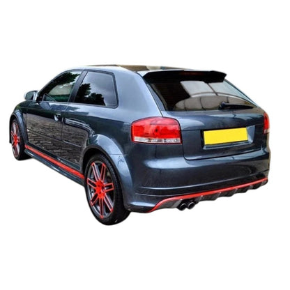 🔥ART.8685 ALA SPOILER TETTO NERO LUCIDO AUDI A3 8P 3 PORTE RS3 STYLE 03-13🔥