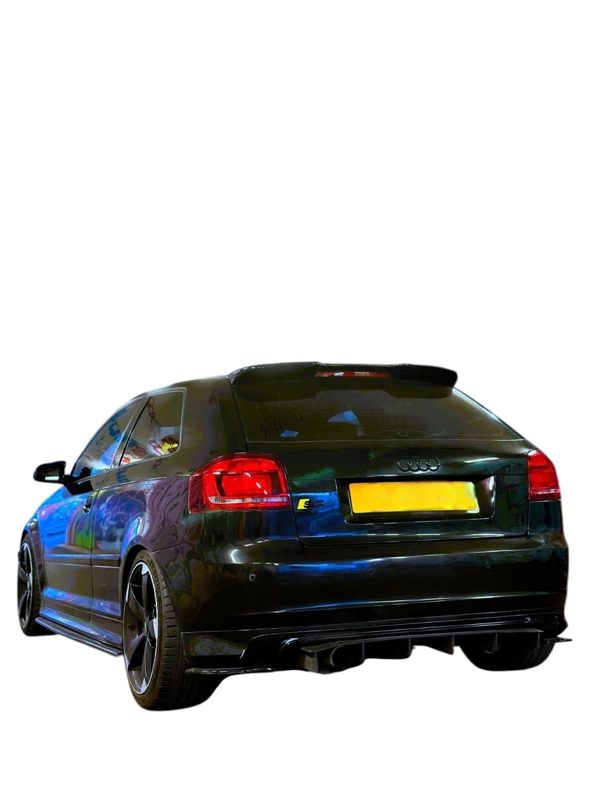 🔥ART.8685 ALA SPOILER TETTO NERO LUCIDO AUDI A3 8P 3 PORTE RS3 STYLE 03-13🔥