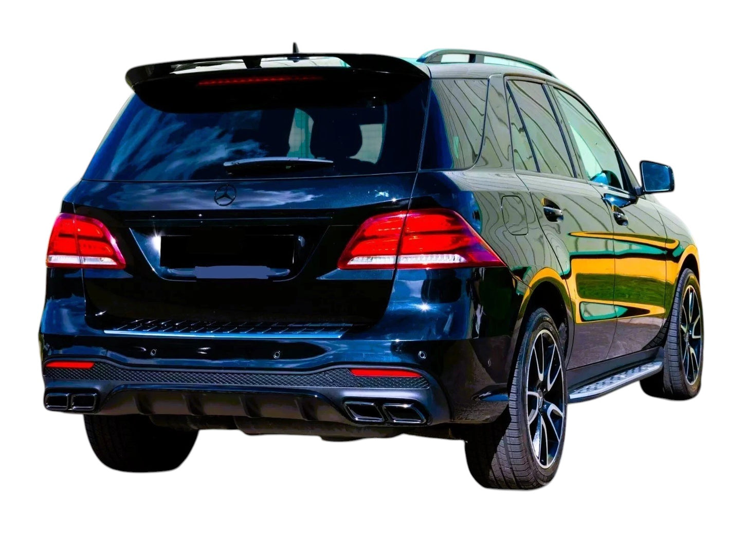 🔥ART.8689 SPOILER TETTO NERO LUCIDO PEE MERCEDES CLASSE GLE W166 2012-2018🔥